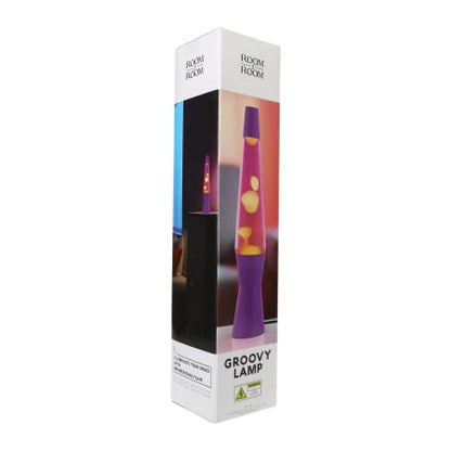 Lava lamp super retro! Aprox 44 cms Morado