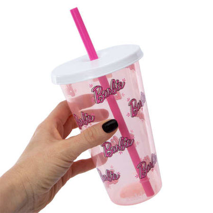 Vaso de plástico Barbie importado