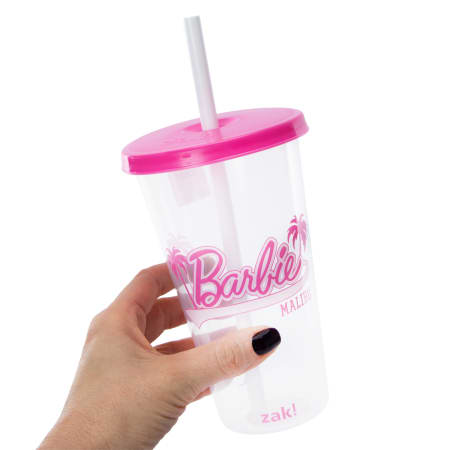 Vaso de plástico Barbie Malibu importado