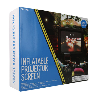 Inflable Pantalla para proyección para Movie time 🎥🍿1.70x.90x1.48 mts