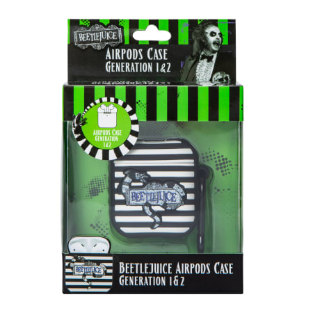 Case Airpods Gen 1 y 2 Beetlejuice Earbuds funda audífonos