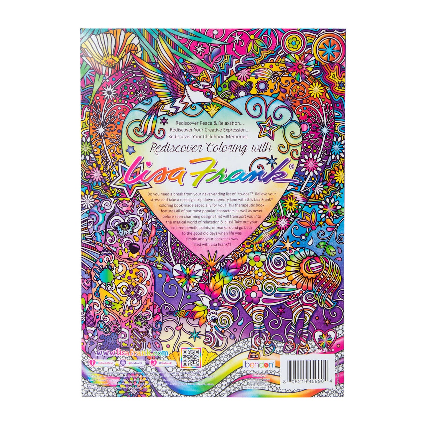 Libro para colorear Lisa Frank