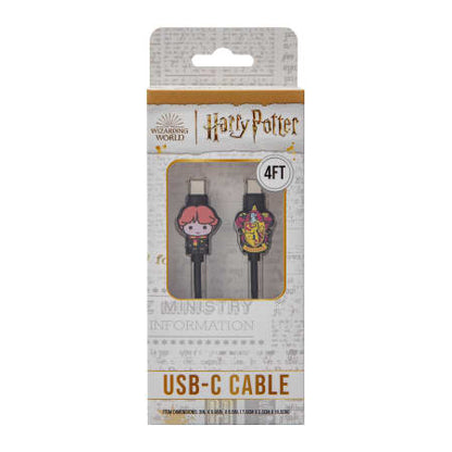 Cable Cargador USB-C Harry Potter Ron Weasley