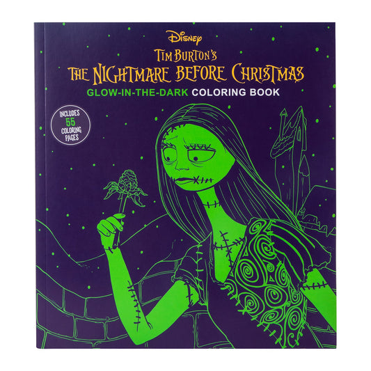 Brilla en la. Obscuridad Libro para colorear Nightmare before Christmas Halloween DIY