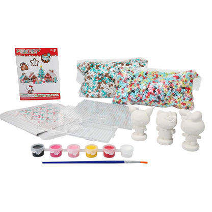 Mega Set de construcción Cuentas Termofusibles Sanrio Hello Kitty and Friends Villa de Jengibre 3D DIY