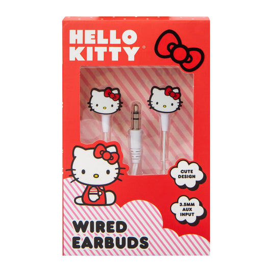Audífonos alámbricos Sanrio Hello Kitty
