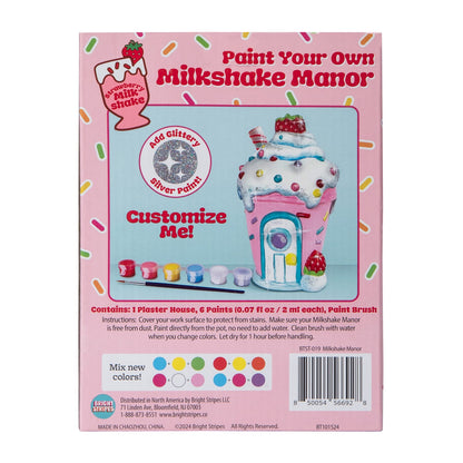 Cerámica para pintar (incluye pinturas) Casita de Malteada DIY