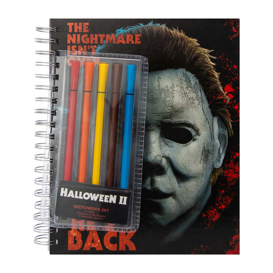 Sketch book Cuaderno Para dibujo con plumones (pasta dura) Halloween Jason Friday 13th