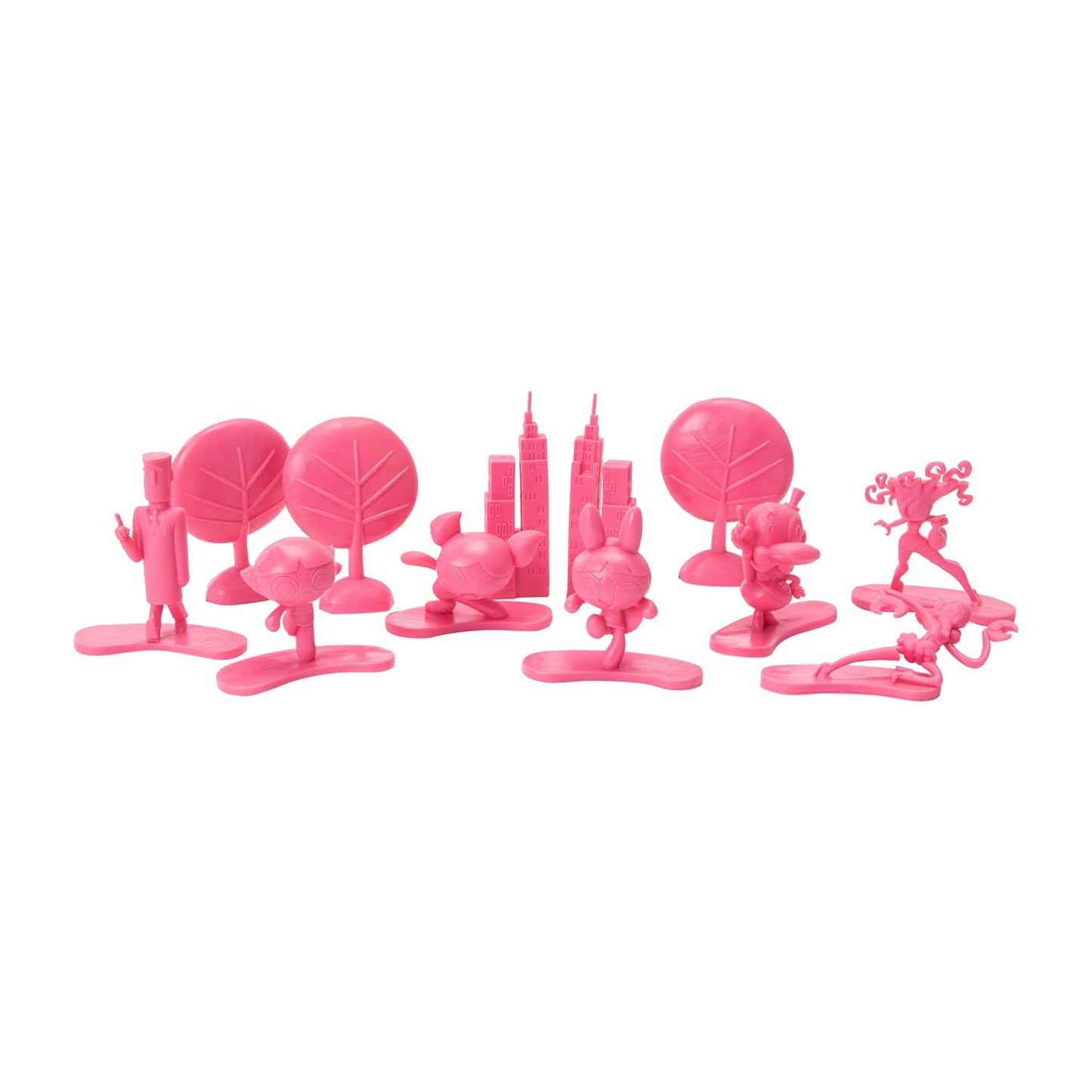 Set de mini Figuras de plástico Chicas super poderosas Powerpuff Girls
