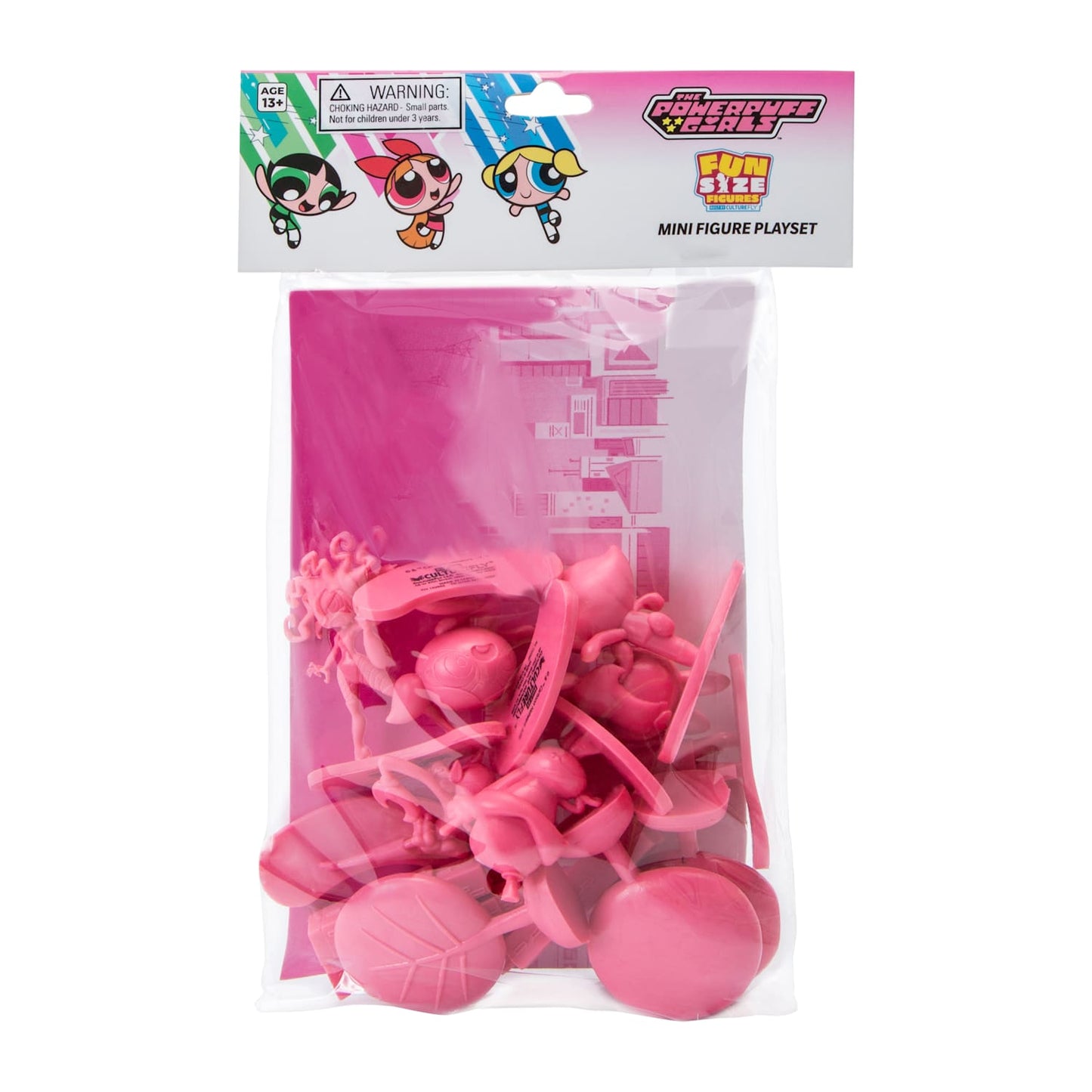 Set de mini Figuras de plástico Chicas super poderosas Powerpuff Girls