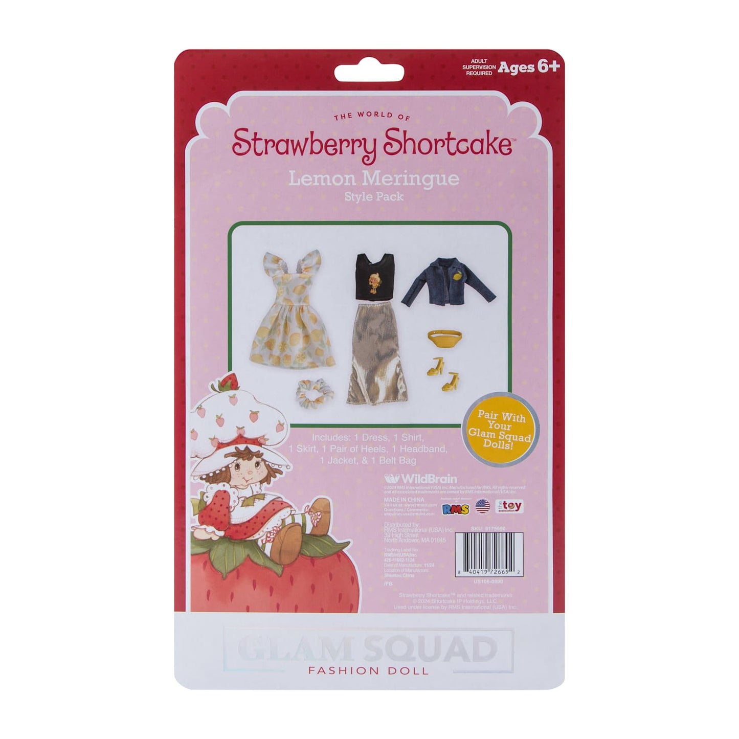 Ropa para muñeca tipo Barbie de Rosita fresita Strawberry Shortcake