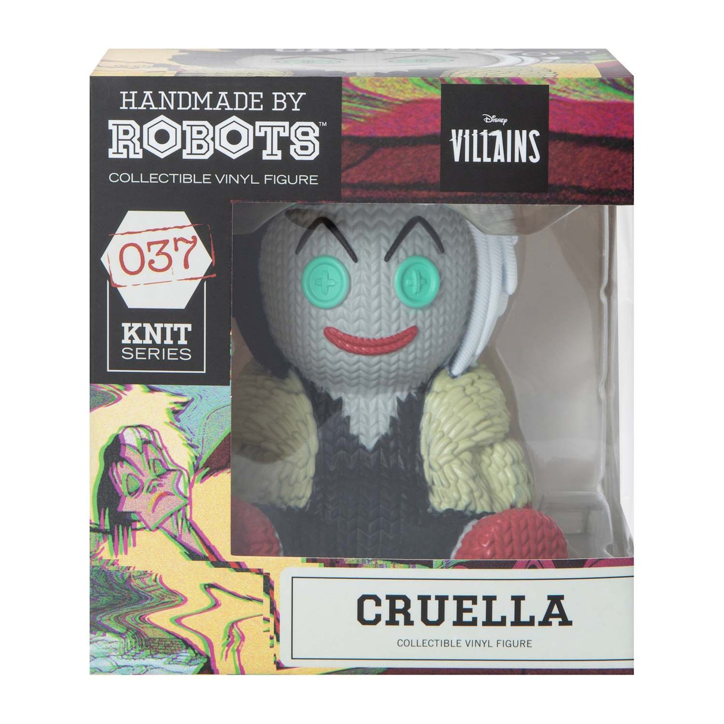 Figura de Vinyl Handmade Robots Knit Series Cruella de Vil