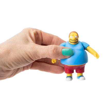 Figurin Simpsons Jakks Pacific 2.5"aprox 6.4 cms Comic Book Guy