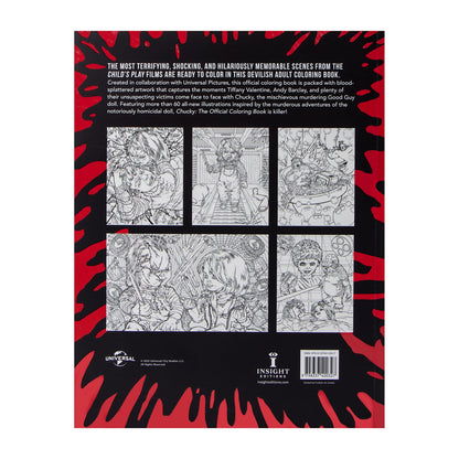 Libro para colorear Chucky Halloween DIY