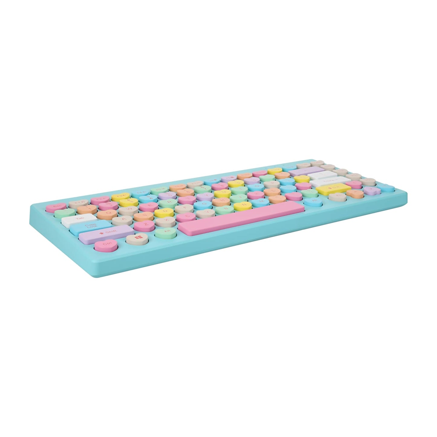 Teclado inalambrico corazones