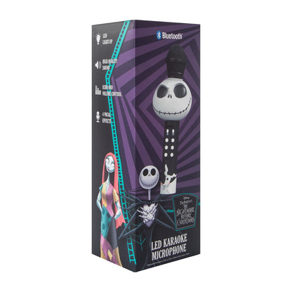 Nightmare before Christmas Jack Micrófono Karaoke con bocina integrada y luz led