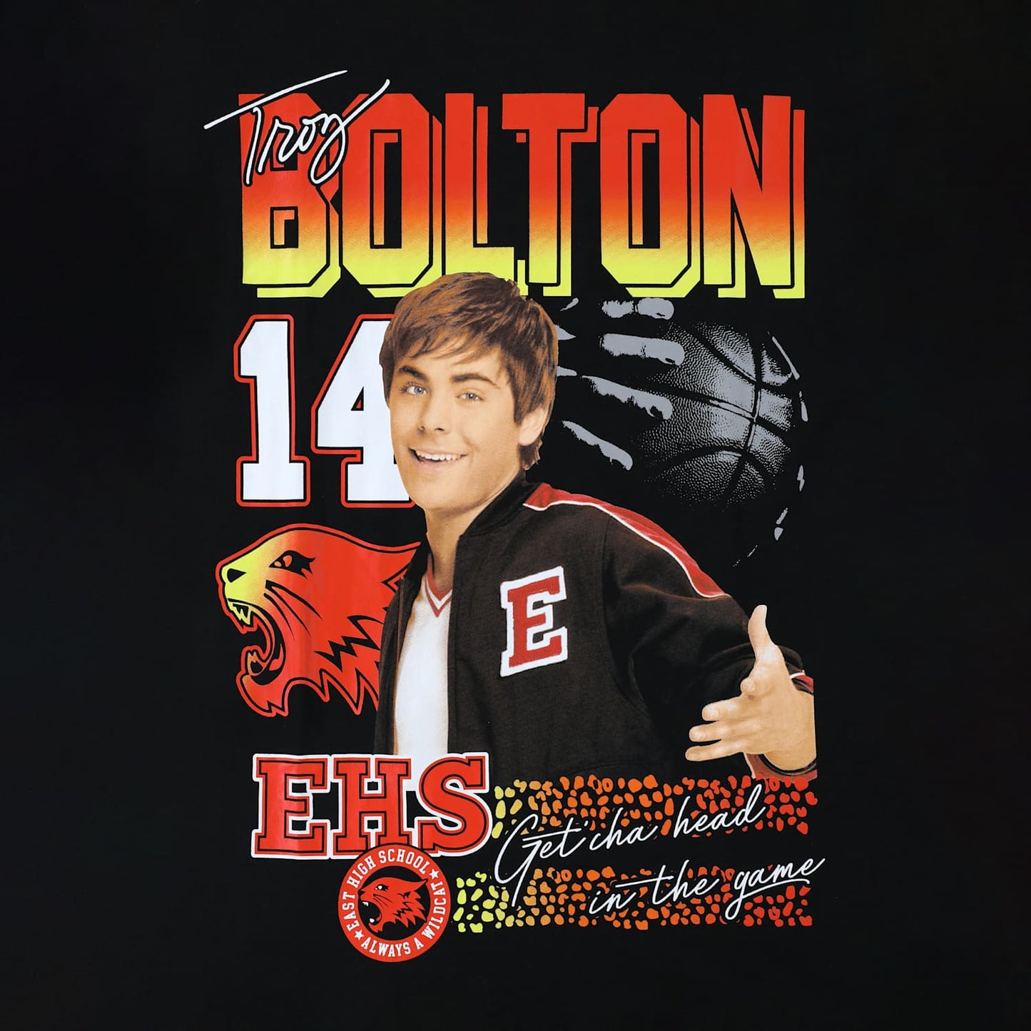Playera Adulto Unisex Troy Bolton High School Musical