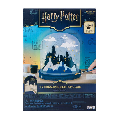 Harry Potter – Kit DIY para Pintar Globo acrílico Luminoso de Hogwarts