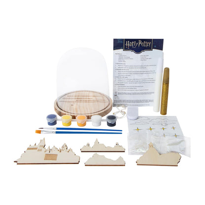 Harry Potter – Kit DIY para Pintar Globo acrílico Luminoso de Hogwarts