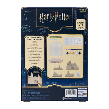 Harry Potter – Kit DIY para Pintar Globo acrílico Luminoso de Hogwarts