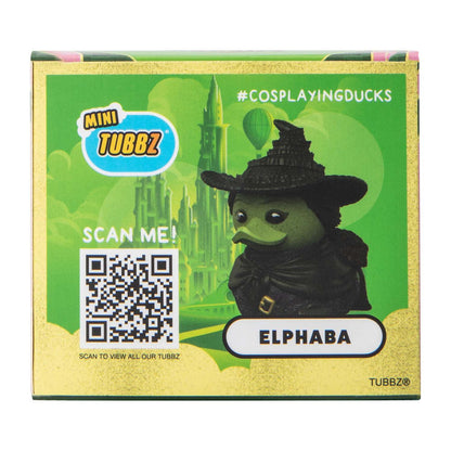 Wicked Elphaba Mini Patito de hule Tubbz
