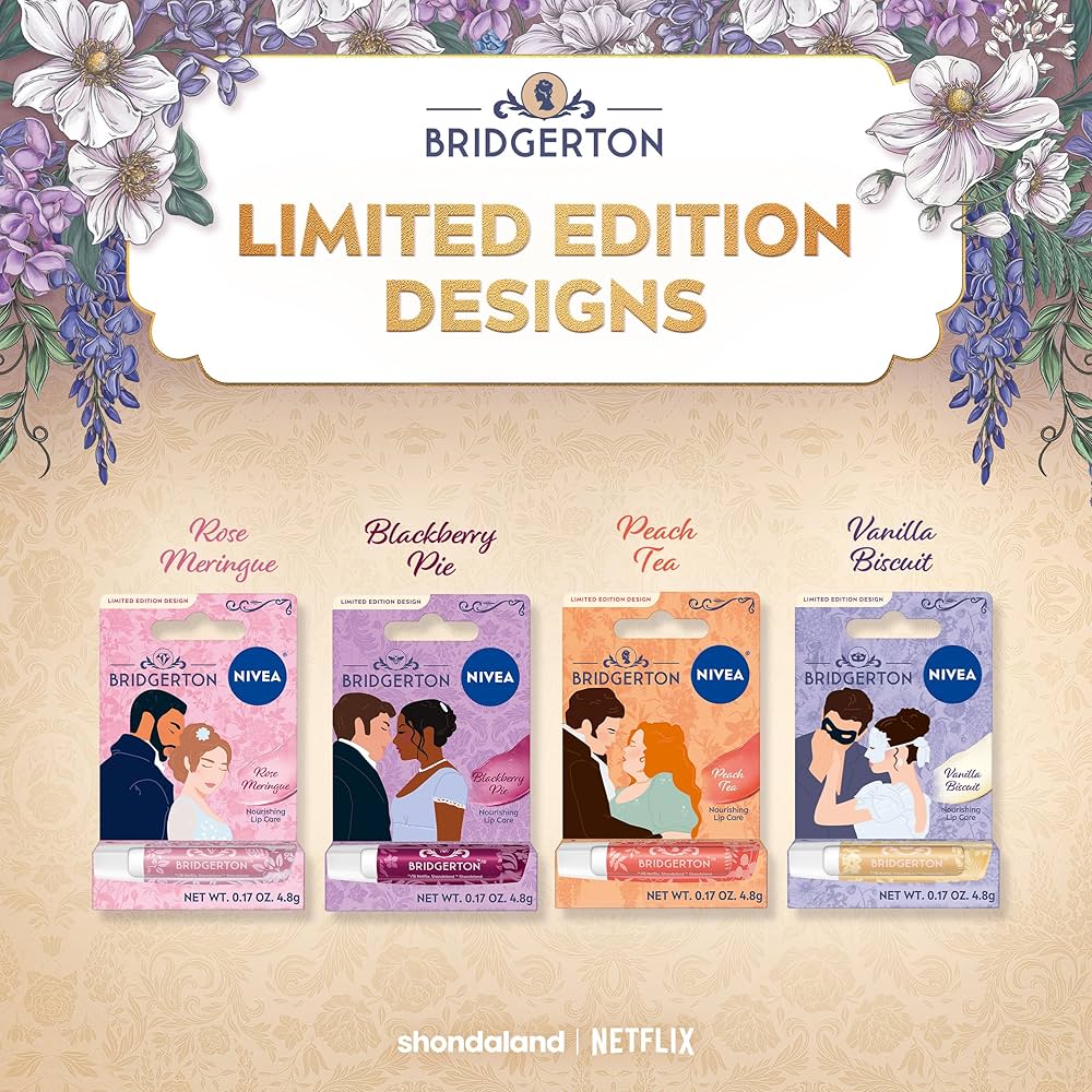 Bridgerton Nivea Labello balm Vanilla Biscuit