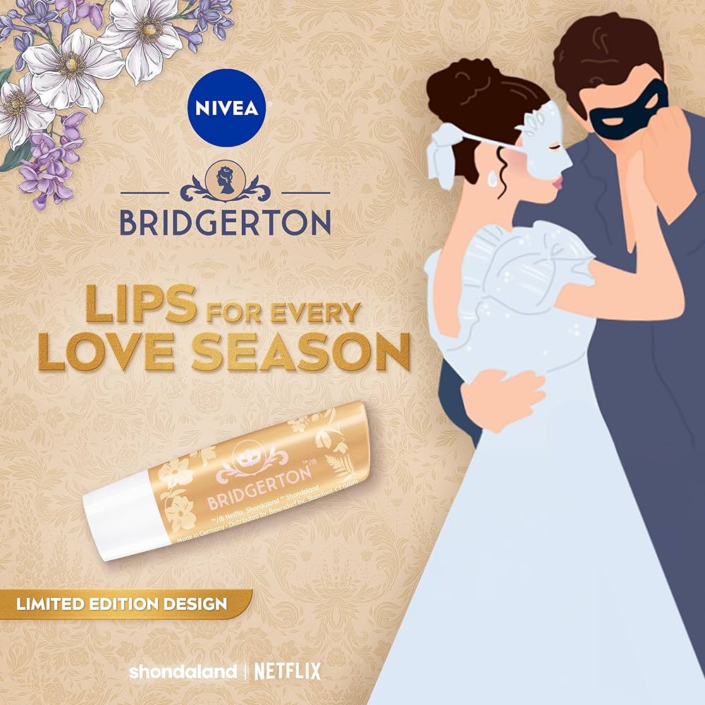 Bridgerton Nivea Labello balm Vanilla Biscuit