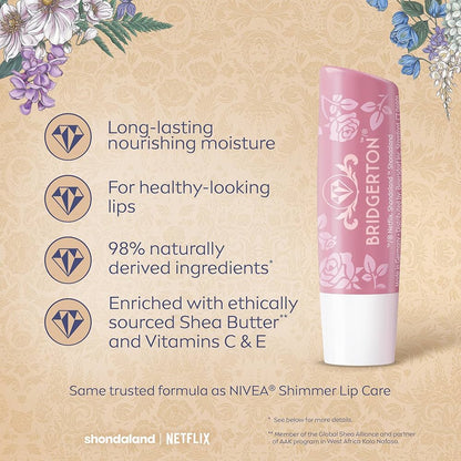 Bridgerton Nivea Labello balm Rose Meringue