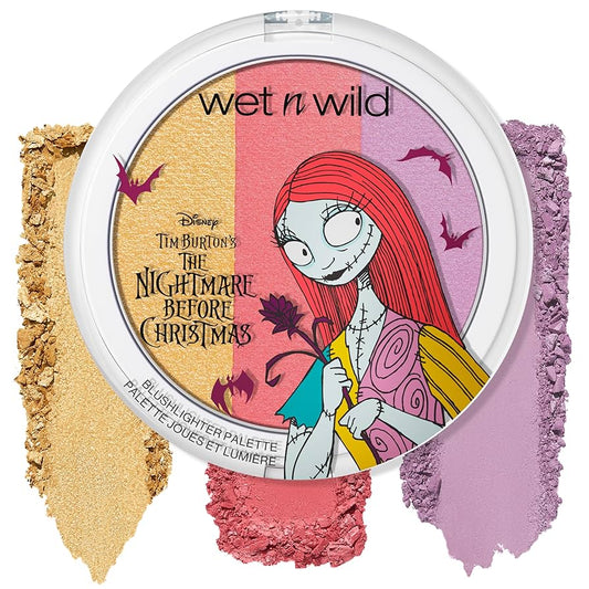 Nightmare before Christmas x Wet n Wild makeup blush, iluminador