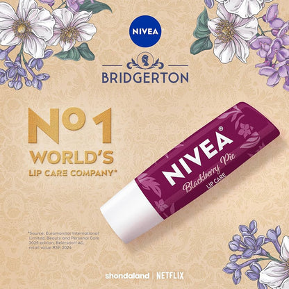 Bridgerton Nivea Labello balm Blueberry pie