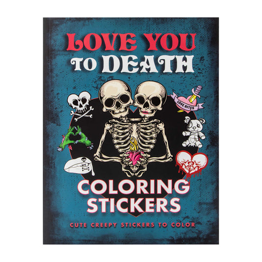 Libro para colorear stickers Halloween DIY