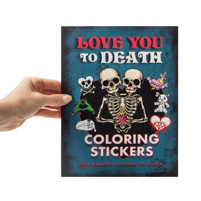 Libro para colorear stickers Halloween DIY