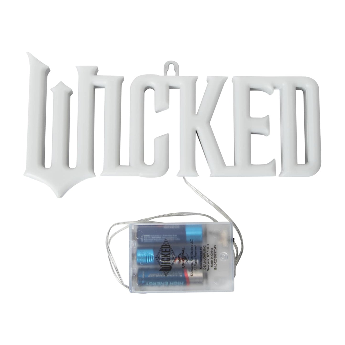 Wicked letrero Luz neon led