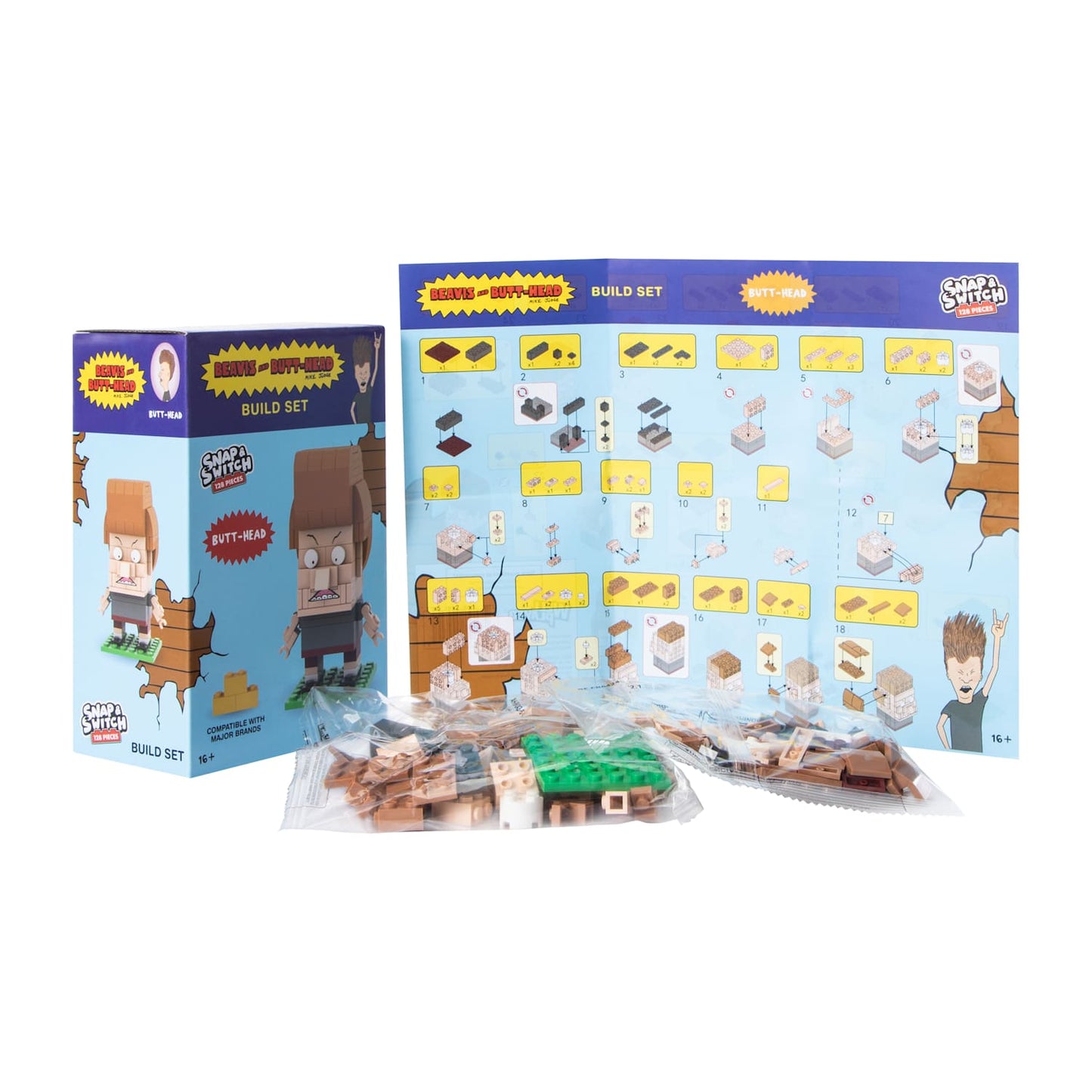 Set de construcción blocks Beavis & Butt-head DIY Butt-head
