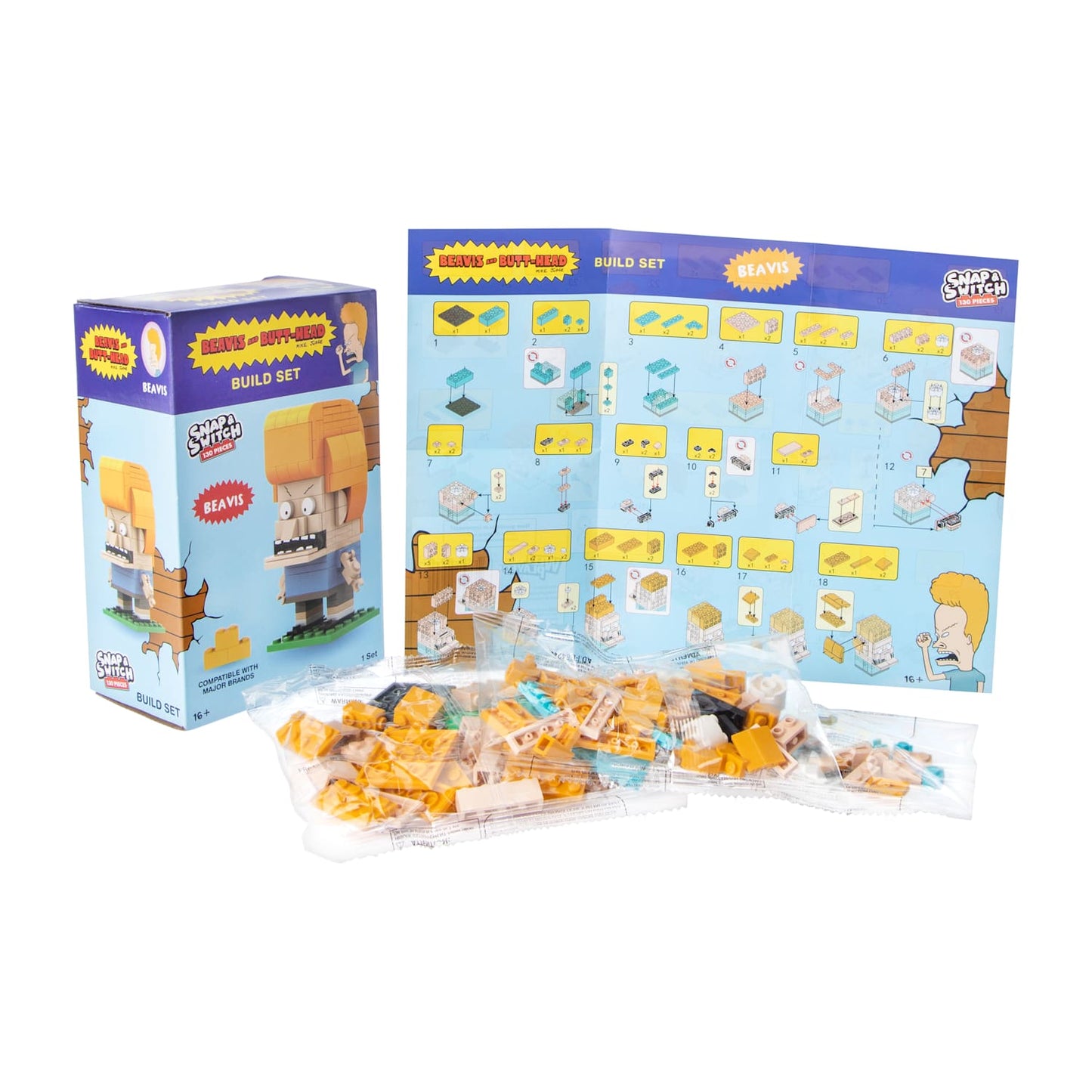 Set de construcción blocks Beavis & Butt-head DIY Beavis