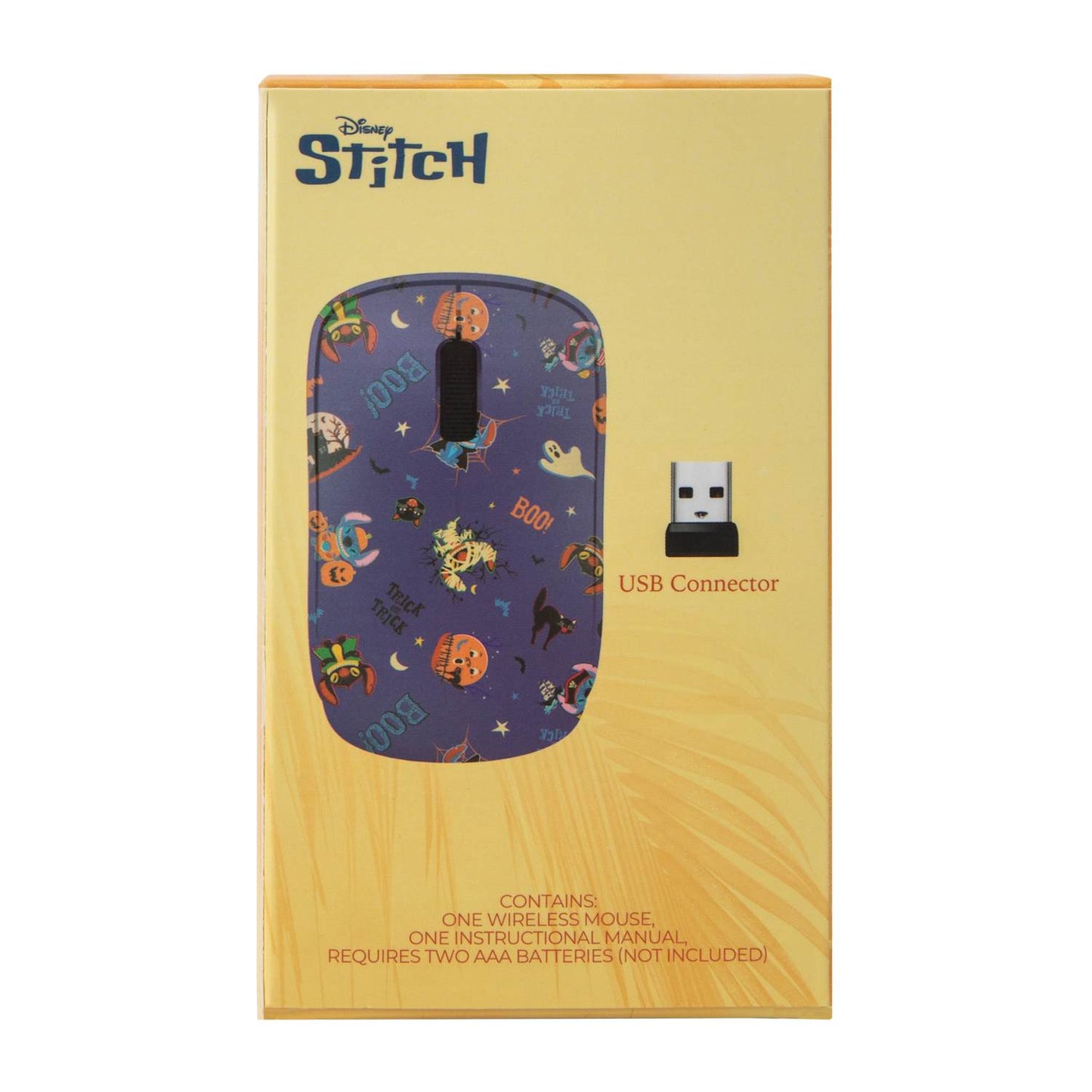 Mouse inalambrico Stitch Halloween