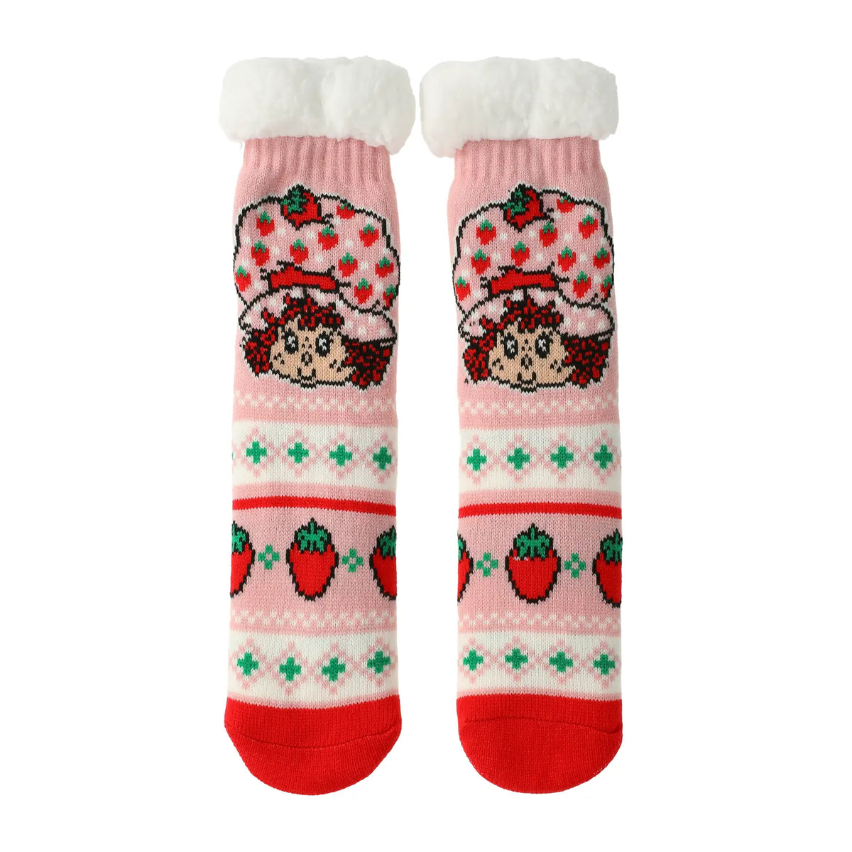 Calcetas Adulto afelpada Cabin socks unitalla 1 par Rosita Fresita Strawberry Shortcake