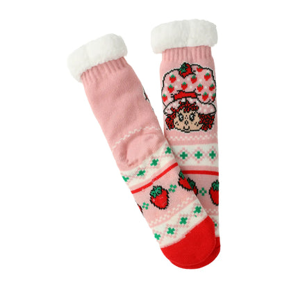 Calcetas Adulto afelpada Cabin socks unitalla 1 par Rosita Fresita Strawberry Shortcake