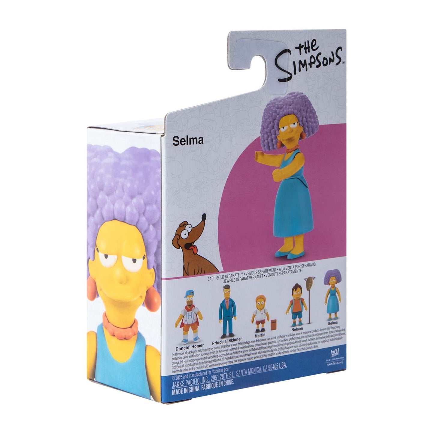 Figurin Simpsons Jakks Pacific 2.5"aprox 6.4 cms Selma
