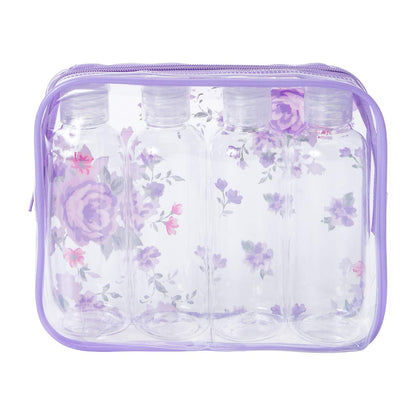 Set Estuche de viaje con botellitas y estuche traveler size Lila