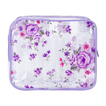 Set Estuche de viaje con botellitas y estuche traveler size Lila