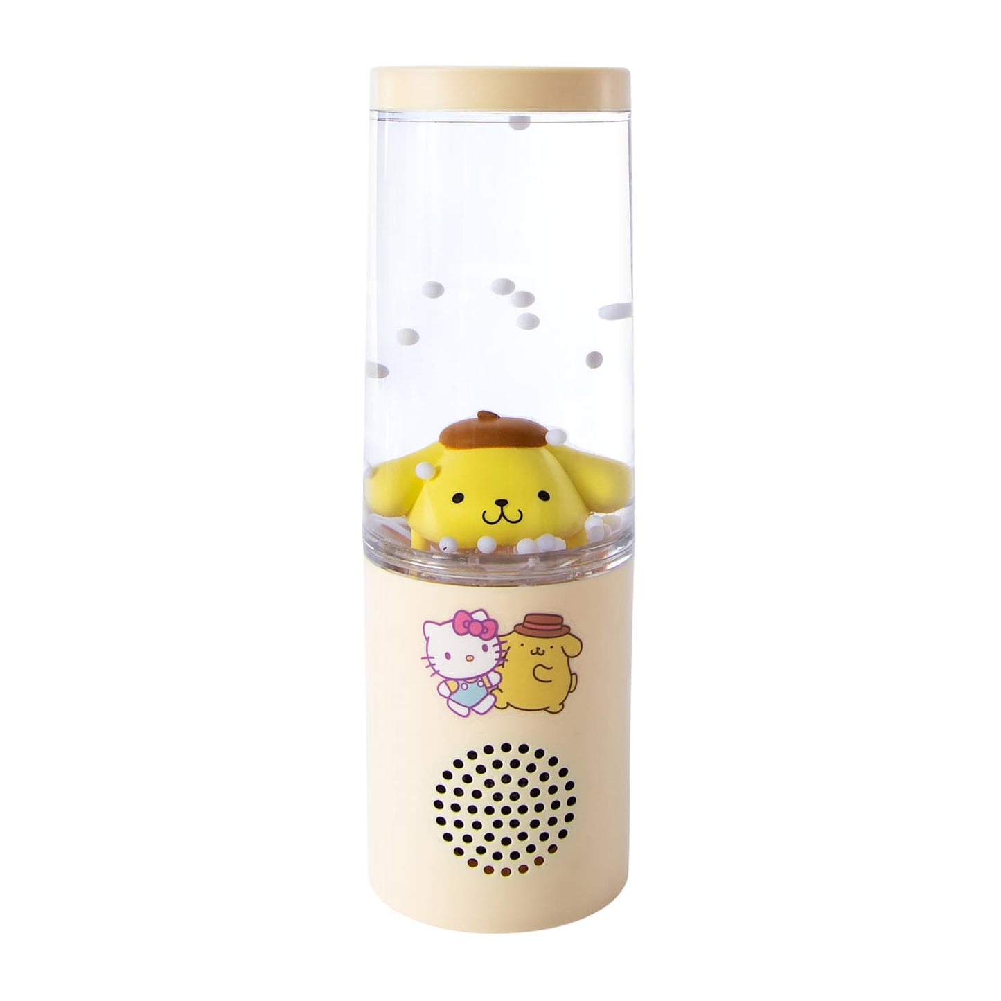 Bocina Bluetooth de agua con luz led ritmica Pompompurin Sanrio