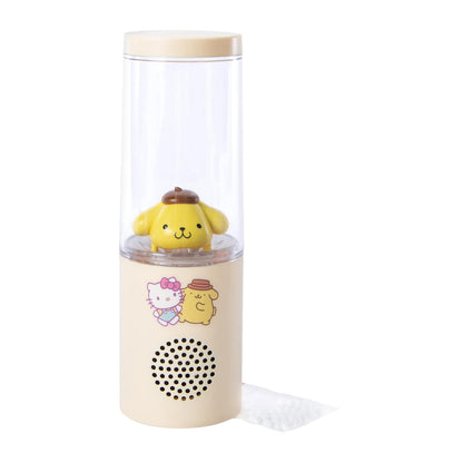 Bocina Bluetooth de agua con luz led ritmica Pompompurin Sanrio