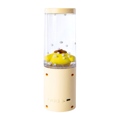 Bocina Bluetooth de agua con luz led ritmica Pompompurin Sanrio