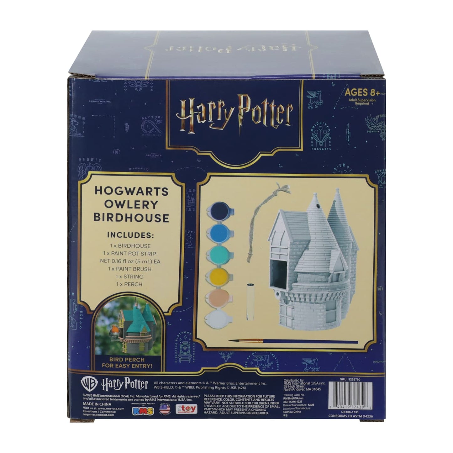 Harry Potter – Kit para Pintar la Lechucería de Hogwarts Casita de ave