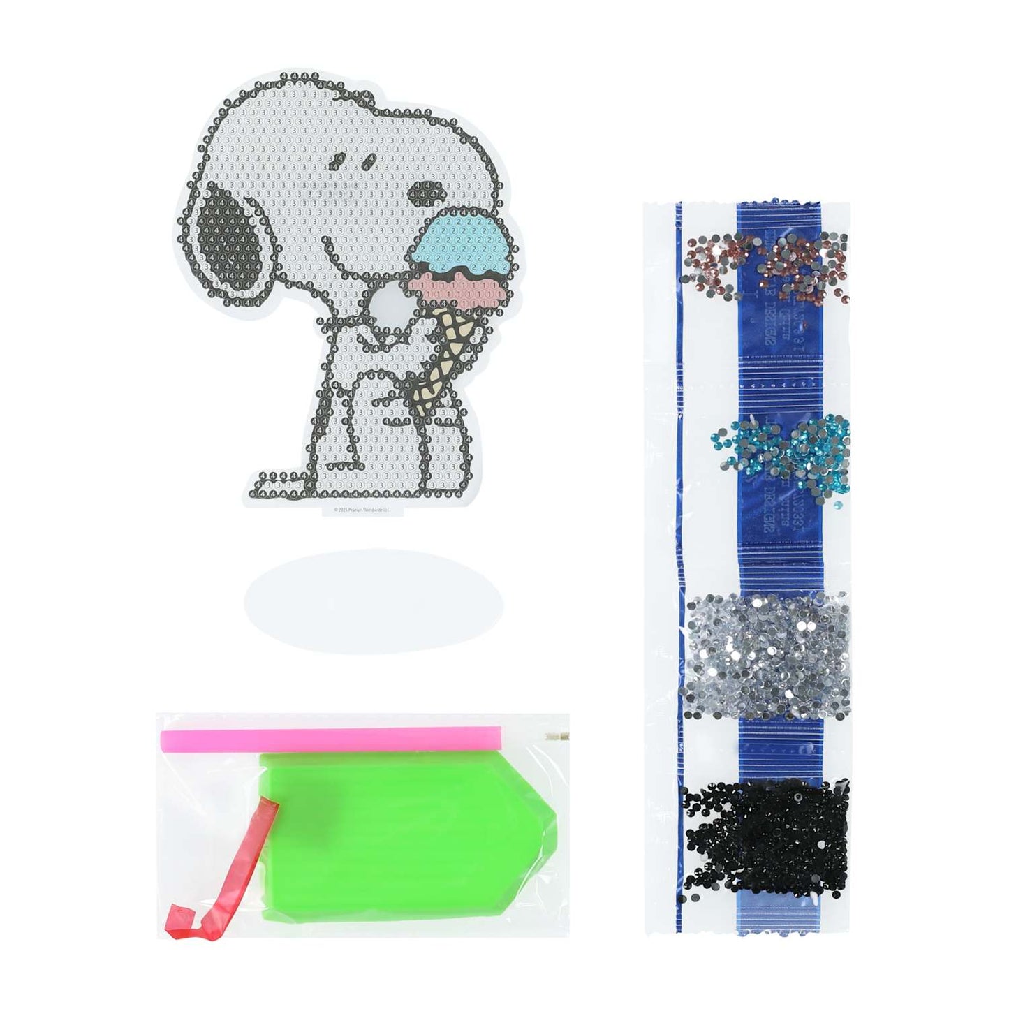 SNOOPY Diamond painting DIY figura de acrílico
