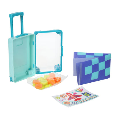 Mini juego de mesa para viaje con maleta de acrílico (Checkers)