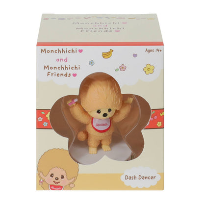 Monchhichi Figurin de plástico  cms aprox Dash Dancer tipo bobble-head