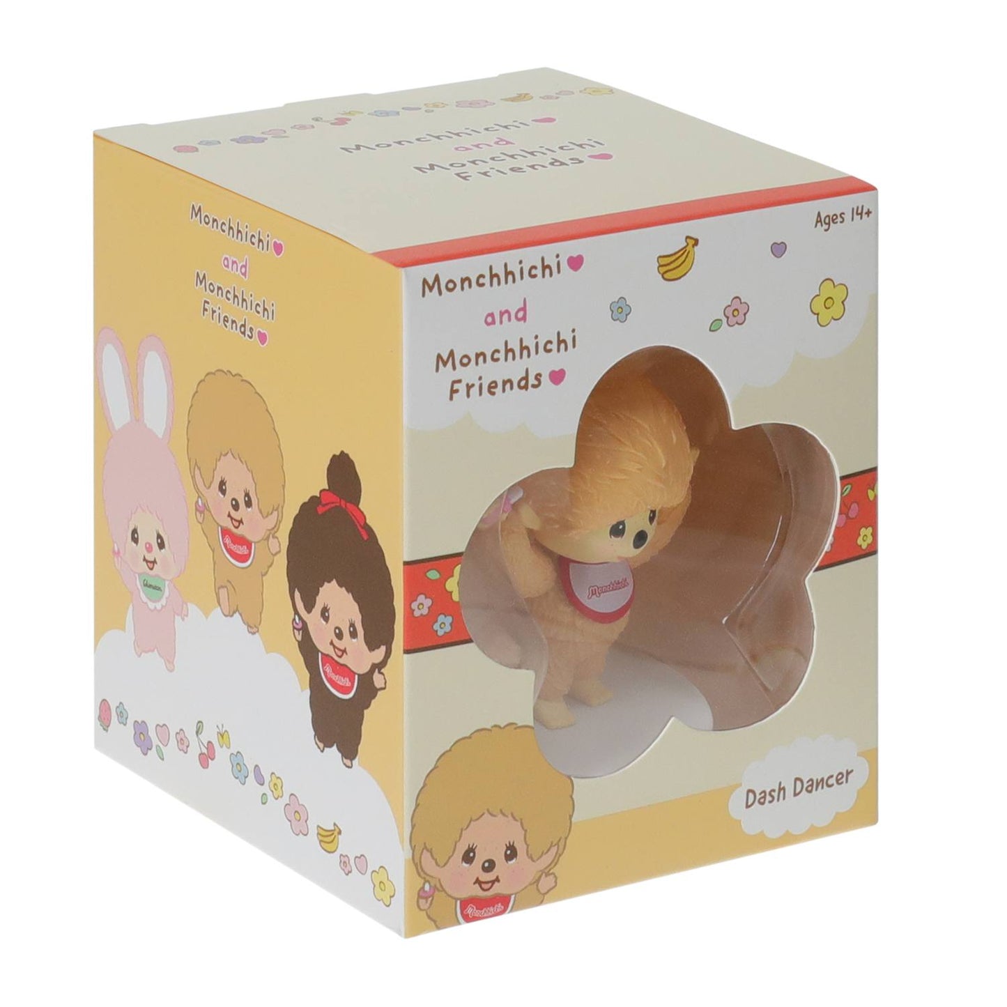 Monchhichi Figurin de plástico  cms aprox Dash Dancer tipo bobble-head