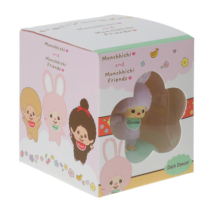 Monchhichi Figurin de plástico  cms aprox Dash Dancer tipo bobble-head